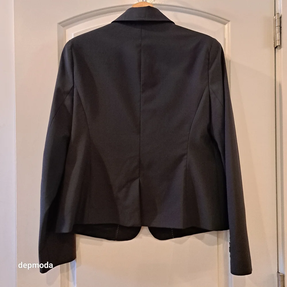 Lands' End womens Blazer coat color Navy blue Size 6